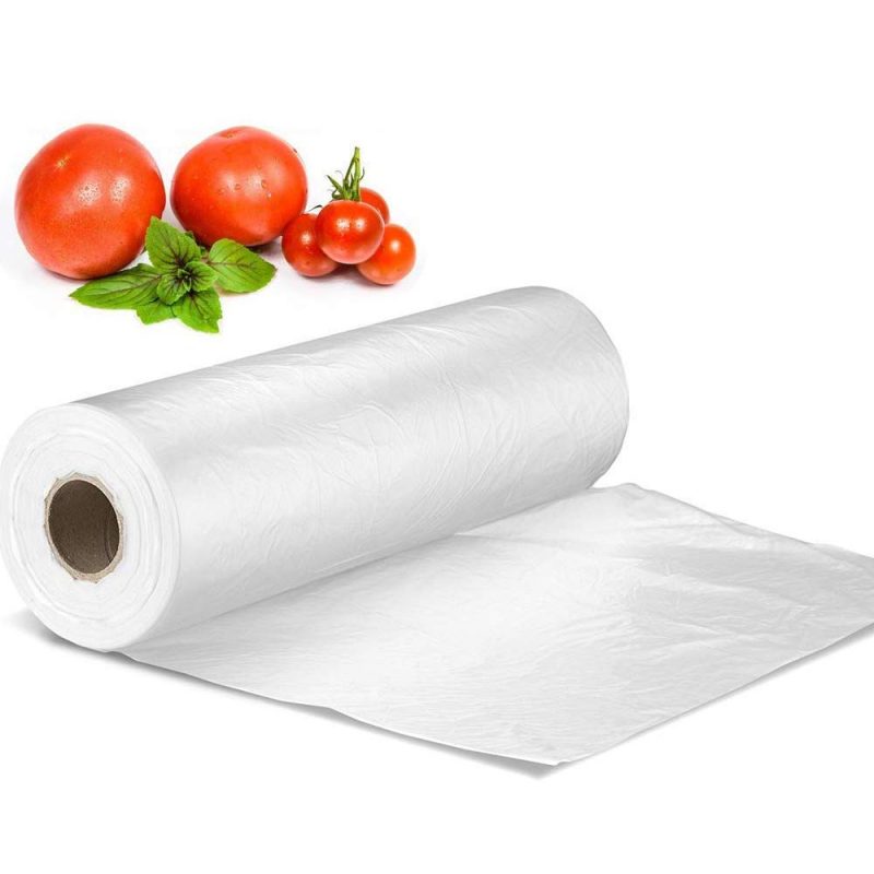 flat bags on roll with core